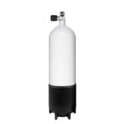 Flaske 10 liter 300bar m/håndtak og ståbunn-image